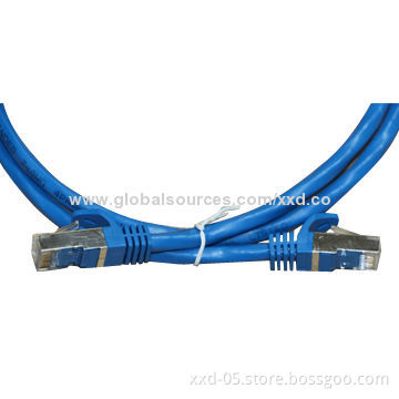 Flexible Stranded 7 x 0.20mm 24AWG LSZH FTP Cat5e Patch Cord, Various Colors Available